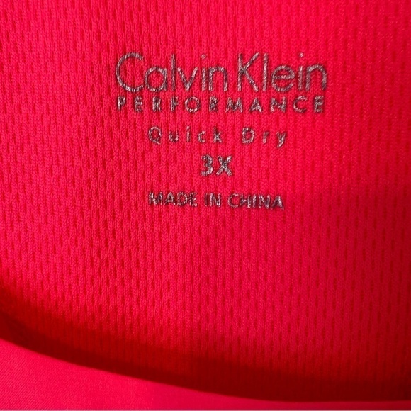 NWOT Calvin Klein Performance Women’s Plus Workout Shirt, 3X - Picture 5 of 9